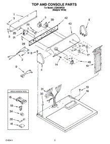 02 - Top And Console Parts Optional Parts (Not Included) parts for Whirlpool Dryer LEQ9030PQ0 from AppliancePartsPros.com