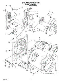 03 - Bulkhead Parts parts for Whirlpool Dryer LGQ9030PQ0 from AppliancePartsPros.com