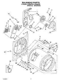 03 - Bulkhead Parts parts for Whirlpool Dryer LER8648PG0 from AppliancePartsPros.com