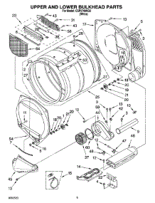 04 - Optional Parts (Not Included) Upper And Lower Bulkhead Parts parts for Whirlpool Dryer CSP2740KQ3 from AppliancePartsPros.com