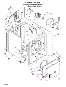 02 - Cabinet Parts parts for Whirlpool Dryer LER4634JQ2 from AppliancePartsPros.com