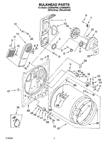 03 - Bulkhead Parts parts for Whirlpool Dryer LEQ9508PG0 from AppliancePartsPros.com