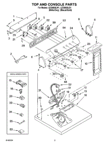 02 - Top And Console Parts Optional Parts (Not Included) parts for Whirlpool Dryer LEQ9858LW1 from AppliancePartsPros.com