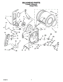04 - Bulkhead Parts parts for Whirlpool Dryer LGR3624JQ3 from AppliancePartsPros.com
