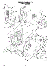03 - Bulkhead Parts parts for Whirlpool Dryer LGQ9508LW1 from AppliancePartsPros.com
