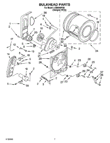 04 - Bulkhead Parts parts for Whirlpool Dryer LGB6000PQ0 from AppliancePartsPros.com