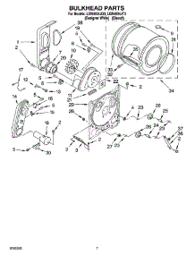 04 - Bulkhead Parts parts for Whirlpool Dryer LGR4634JT3 from AppliancePartsPros.com