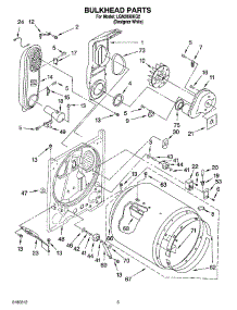 03 - Bulkhead Parts parts for Whirlpool Dryer LGN2000KQ2 from AppliancePartsPros.com