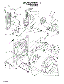 03 - Bulkhead Parts parts for Whirlpool Dryer LGQ8000JQ4 from AppliancePartsPros.com