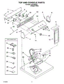02 - Top And Console Parts Optional Parts (Not Included) parts for Whirlpool Dryer LEQ7030KQ2 from AppliancePartsPros.com