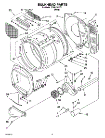 03 - Bulkhead Parts And Optional Parts (Not Included) parts for Whirlpool Dryer CGM2761KQ3 from AppliancePartsPros.com