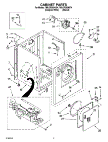 02 - Cabinet Parts Optional Parts (Not Included) parts for Whirlpool Dryer 7MLGR3624JT4 from AppliancePartsPros.com