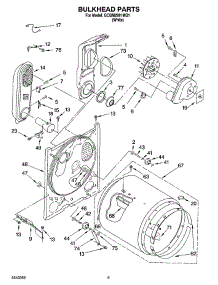 03 - Bulkhead Parts And Optional Parts (Not Included) parts for Whirlpool Dryer GCGM2991MQ1 from AppliancePartsPros.com