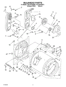 03 - Bulkhead Parts parts for Whirlpool Dryer 7MLGR7648MT0 from AppliancePartsPros.com