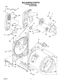 03 - Bulkhead Parts parts for Whirlpool Dryer LGR5635LQ0 from AppliancePartsPros.com