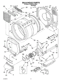 03 - Bulkhead Parts Optional Parts (Not Included) parts for Whirlpool Dryer 3RAWZ481EML0 from AppliancePartsPros.com