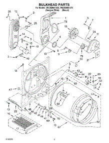 03 - Bulkhead Parts parts for Whirlpool Dryer 7MLGQ8857JT5 from AppliancePartsPros.com