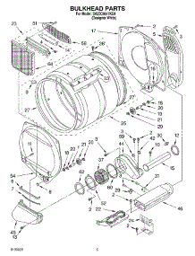 03 - Bulkhead Parts parts for Whirlpool Dryer 3XLEC8647KQ1 from AppliancePartsPros.com
