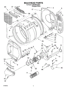 03 - Bulkhead Parts parts for Whirlpool Dryer 3RLGR5437KQ1 from AppliancePartsPros.com