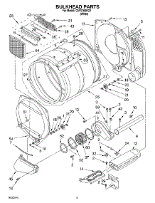 03 - Optional Parts (Not Included) Bulkhead Parts parts for Whirlpool Dryer CEP2760KQ1 from AppliancePartsPros.com