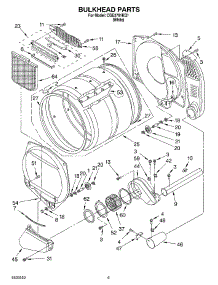 03 - Bulkhead Parts parts for Whirlpool Dryer CGE2791KQ1 from AppliancePartsPros.com