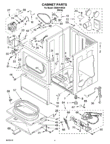02 - Cabinet Parts parts for Whirlpool Dryer CGM2751KQ2 from AppliancePartsPros.com