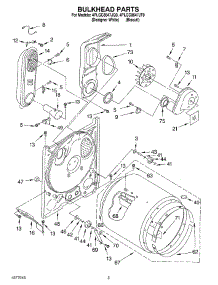 03 - Bulkhead parts for Whirlpool Dryer 4PLGC8647JQ0 from AppliancePartsPros.com