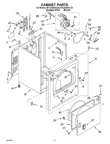 02 - Section parts for Whirlpool Dryer 4PLEC8647JQ0 from AppliancePartsPros.com