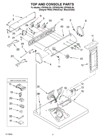 02 - Section parts for Whirlpool Dryer LER7620LG0 from AppliancePartsPros.com