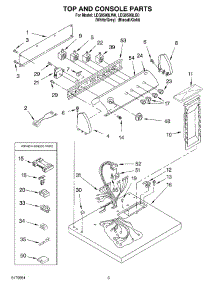 02 - Section parts for Whirlpool Dryer LEQ9508LG0 from AppliancePartsPros.com
