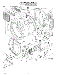 03 - Bulkhead parts for Whirlpool Dryer LGQ8611LW0 from AppliancePartsPros.com