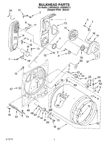 03 - Bulkhead parts for Whirlpool Dryer LGN2000JT3 from AppliancePartsPros.com