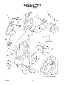02 - Bulkhead, Literature parts for Whirlpool Dryer GCEM2900JQ1 from AppliancePartsPros.com