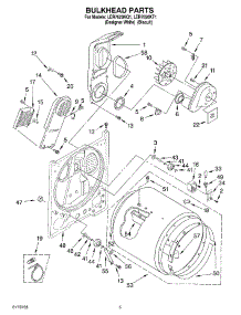 03 - Section parts for Whirlpool Dryer LER7620KQ1 from AppliancePartsPros.com