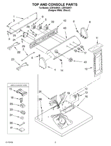 02 - Section parts for Whirlpool Dryer LER7620KT1 from AppliancePartsPros.com