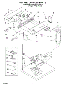 02 - Section parts for Whirlpool Dryer LER7648KQ1 from AppliancePartsPros.com