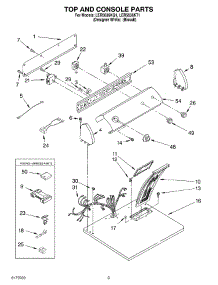 02 - Section parts for Whirlpool Dryer LER5636KT1 from AppliancePartsPros.com