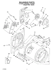03 - Section parts for Whirlpool Dryer LER7648KQ1 from AppliancePartsPros.com