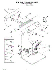 02 - Section parts for Whirlpool Dryer LEQ5000KQ0 from AppliancePartsPros.com