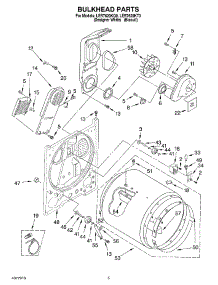 03 - Section parts for Whirlpool Dryer LER7620KT0 from AppliancePartsPros.com