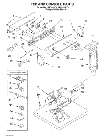 02 - Section parts for Whirlpool Dryer LER7648KQ0 from AppliancePartsPros.com