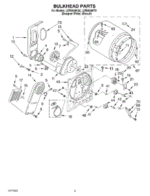 03 - Section parts for Whirlpool Dryer LER5636KT0 from AppliancePartsPros.com