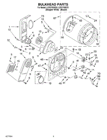 03 - Section parts for Whirlpool Dryer LER5700KQ0 from AppliancePartsPros.com