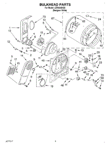 03 - Section parts for Whirlpool Dryer LER5620KQ0 from AppliancePartsPros.com