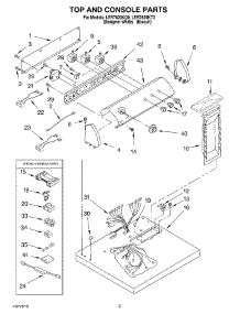 02 - Section parts for Whirlpool Dryer LER7620KQ0 from AppliancePartsPros.com