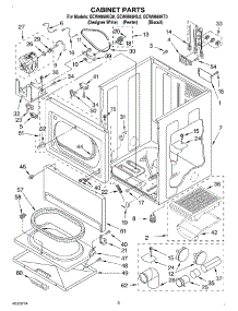 02 - Section parts for Whirlpool Dryer GEW9868KL0 from AppliancePartsPros.com