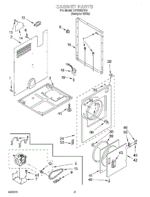 02 - Section parts for Whirlpool Dryer LER3622HQ1 from AppliancePartsPros.com