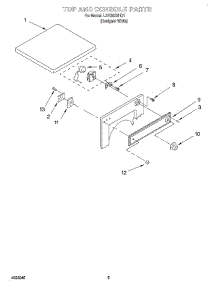 03 - Section parts for Whirlpool Dryer LDR3822HQ1 from AppliancePartsPros.com