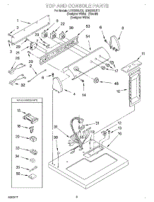 02 - Section parts for Whirlpool Dryer LEN2000JQ1 from AppliancePartsPros.com