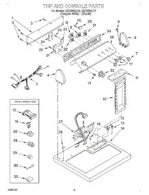 02 - Section parts for Whirlpool Dryer GEQ9858JT0 from AppliancePartsPros.com